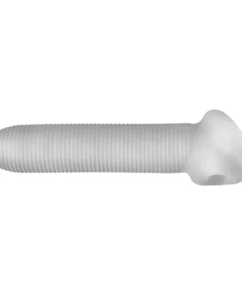 PERFECT FIT FAT BOY MICRO RIBBED SHEATH 7.5IN CLEAR