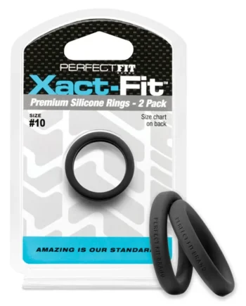 PERFECT FIT XACT-FIT #10 2 PK BLACK