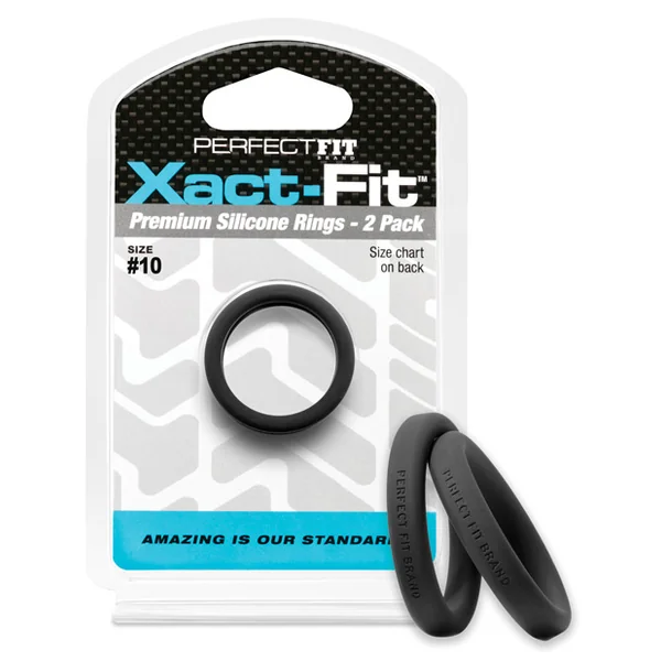 PERFECT FIT XACT-FIT #10 2 PK BLACK