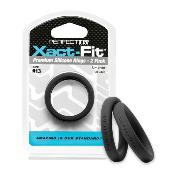 PERFECT FIT XACT-FIT #13 2 PK BLACK