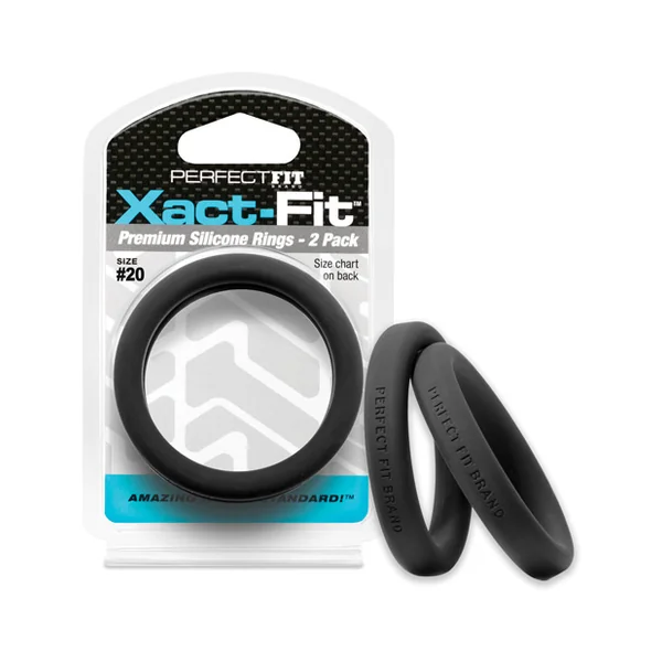 PERFECT FIT XACT-FIT #20 2 PK BLACK