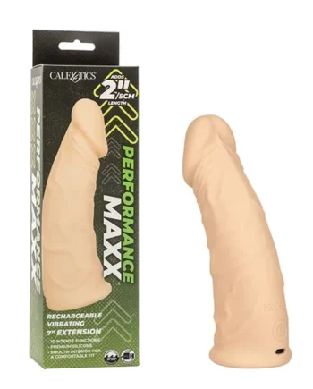 Performance Maxx 7″ Vibrating Penis Extension – Ivory
