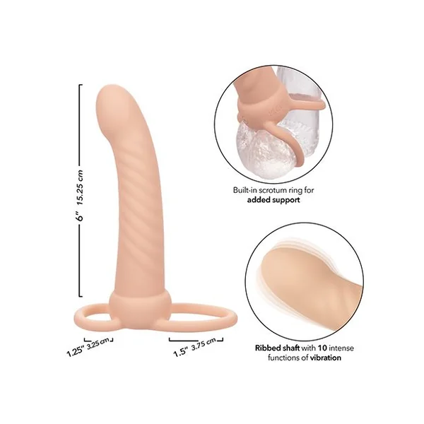 Performance Maxx Rechargeable Ribbed Dual Penetrator