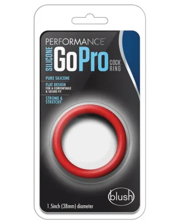 Performance Pro: Red Penis Ring - Made with Puria Silicone