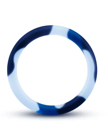 Performance - Silicone Camo Cock Ring - Blue Camoflauge