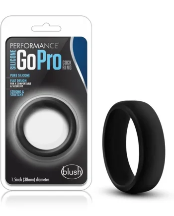Performance - Silicone Go Pro Cock Ring - Black