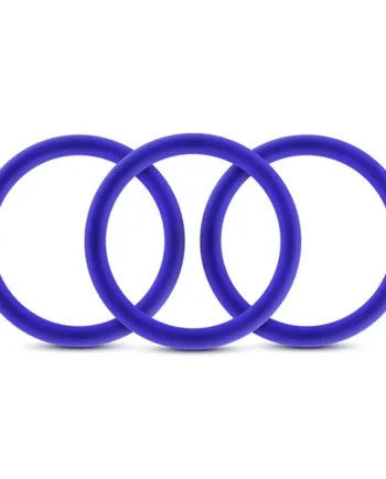 Performance - Vs1 Pure Premium Silicone Cockrings - Medium - Indigo