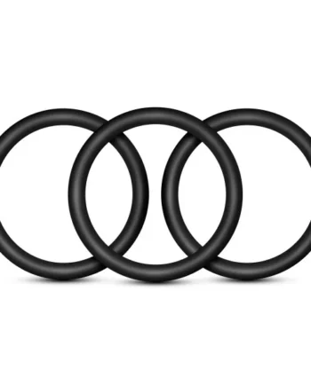 PERFORMANCE VS3 PURE PREMIUM SILICONE COCKRINGS LARGE BLACK