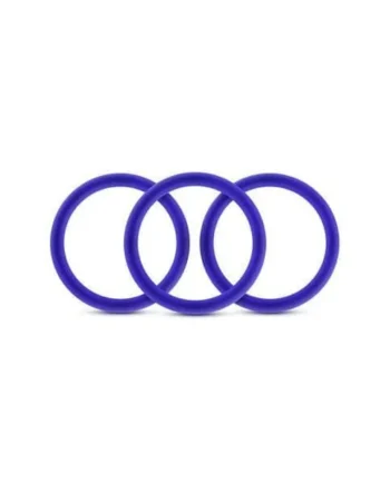 Performance - Vs3 Pure Premium Silicone Cockrings - Large - Indigo