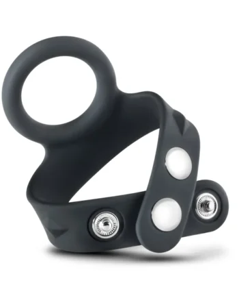 Performance - Vs6 - Silicone Cock & Ball Strap - Black