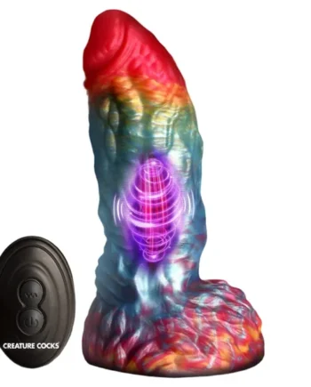 Phoenix 6.8 Inch Vibrating Silicone Dragon Dildo w/ Remote & Suction Cup