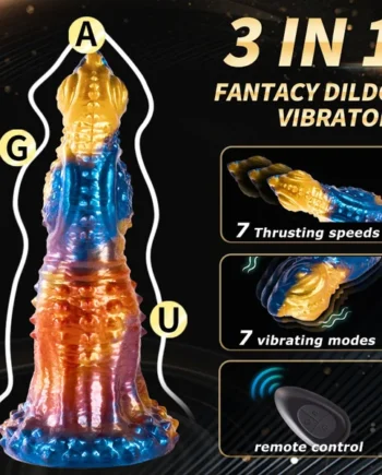 Phoenix Monster Dildo Butt Plug - Remote Control Thrusting Women Masturbation Stroker