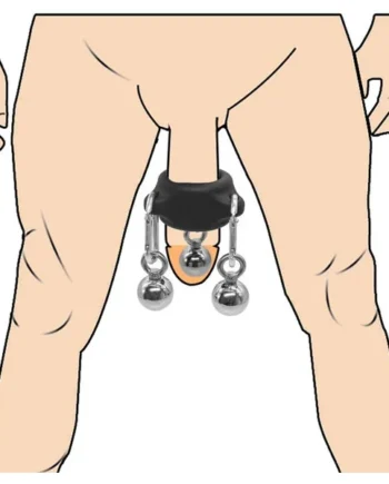 Physical Balls Penis Extender Device With Cock Ring