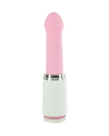 PILLOW TALK FEISTY LUXURIOUS THRUSTING & VIBRATING MASSAGER PINK