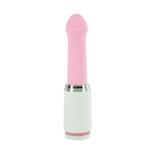 PILLOW TALK FEISTY LUXURIOUS THRUSTING & VIBRATING MASSAGER PINK