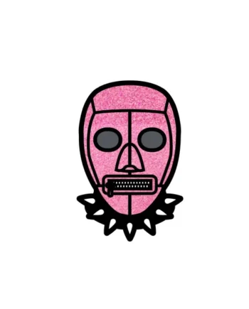 PINK BONDAGE MASK PIN (NET)