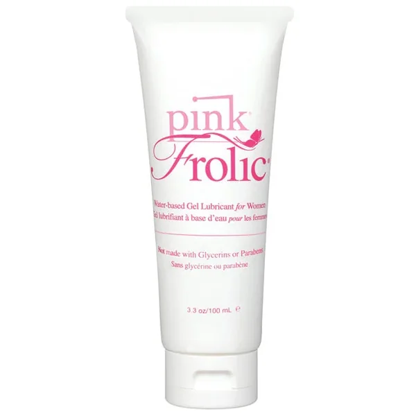 Pink Frolic Gel Lubricant – 3.3 oz Flip Top Tube