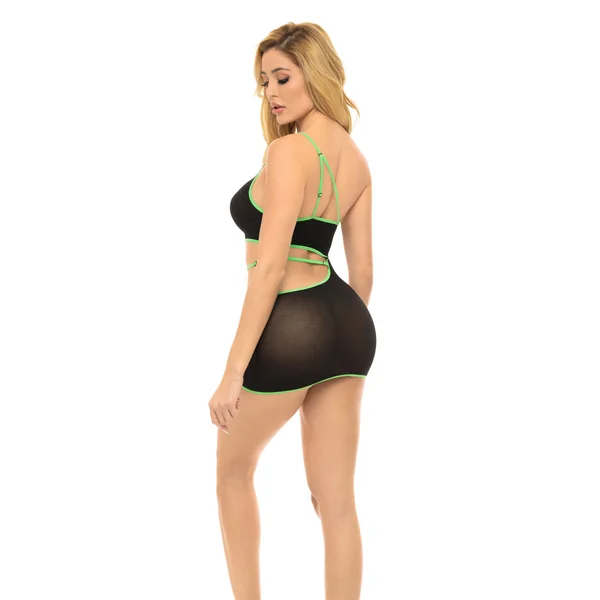 Pink Lipstick All You Need Cut Out Dress