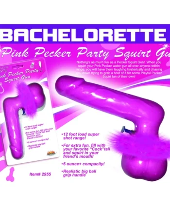PINK PECKER PARTY SQUIRT GUN