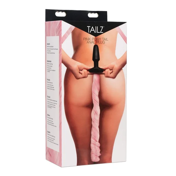 Pink Pony Tail Anal Plug