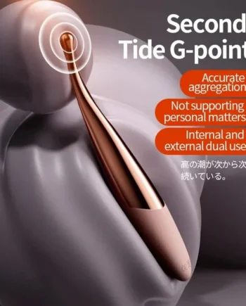 Pink Vibrator with Clit Massager