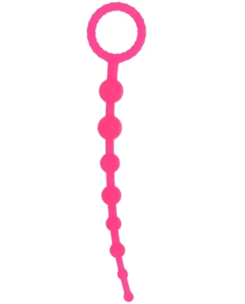 PinkCherry Graduated Anal Beads in Pink