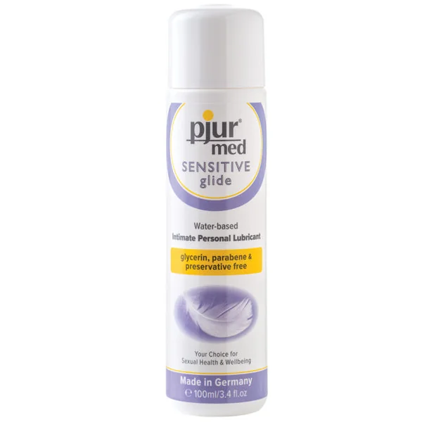 Pjur Med Sensitive Glide Water Based Personal Lubricant - 100ml Bottle