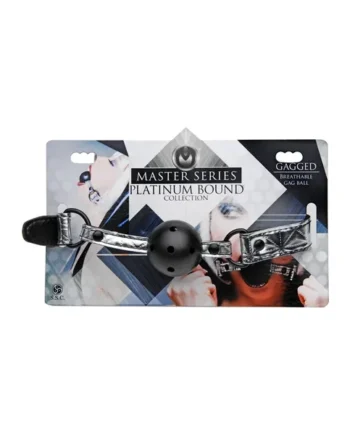 Platinum Bound Breathable Ball Gag Master Series