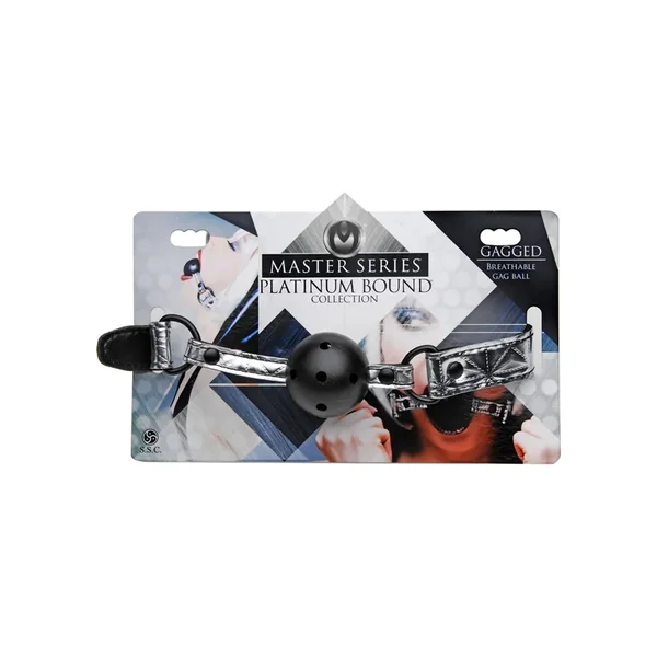 Platinum Bound Breathable Ball Gag Master Series