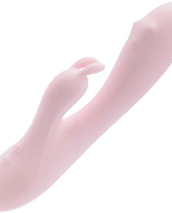 Play With Me Fairy Flutter Rechargeable Silicone Rabbit Vibrator With G-Spot Rotating Beads By Blush