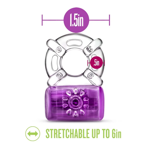 Play With Me - Pleaser Rechargeable C-Ring - Purple