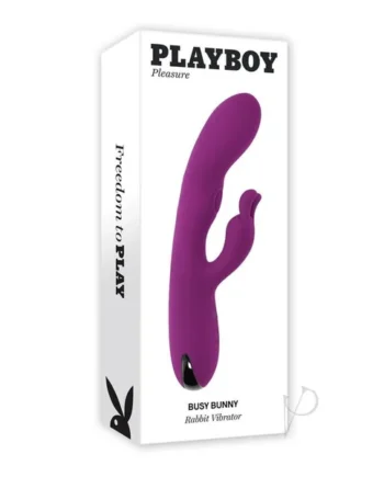Playboy Busy Bunny Rechargeable Silicone Rabbit Vibrator
