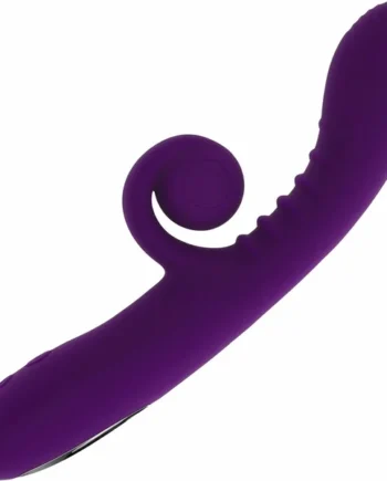 Playboy Pleasure Curlicue Rechargeable Silicone Extendable Spiral Dual Stimulation Vibrator