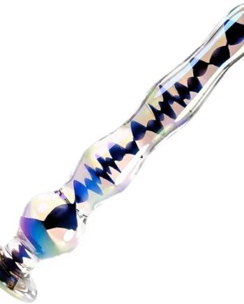 Playboy Pleasure Jewels Wand Glass Dildo