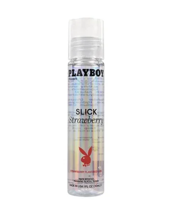 Playboy Pleasure Slick Lubricant - 1 Oz Strawberry