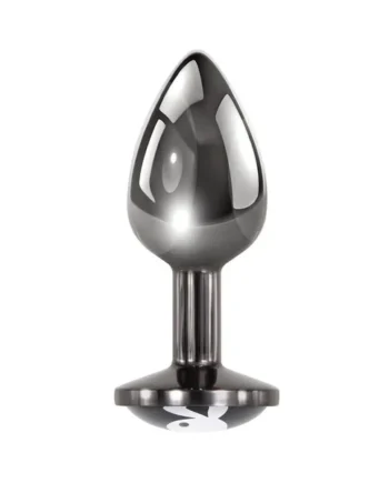 Playboy Tux Metal Anal Plug – Small – Black