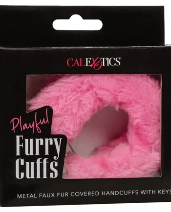 Playful Furry Cuffs - Pink