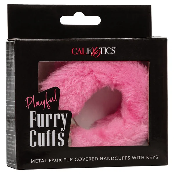 Playful Furry Cuffs - Pink
