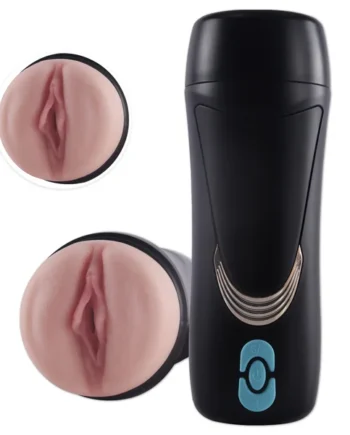 playfulsextoy Cup‑Style Realistic‑Textured Pocket‑Pussy Male Masturbators