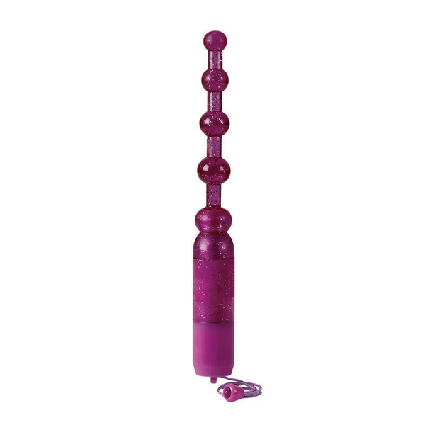 PLEASURE BEADS VIB. W/P PURPLE