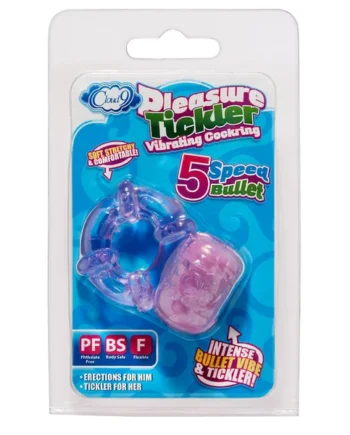 Pleasure Tickler 5 Speed Bullet - Purple