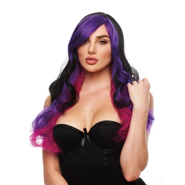 Pleasure Wigs Brandi – Black/Purple