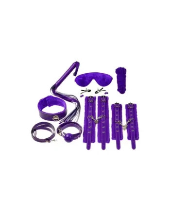 Ple’sur 12-Piece Everything Bondage Kit, Purple