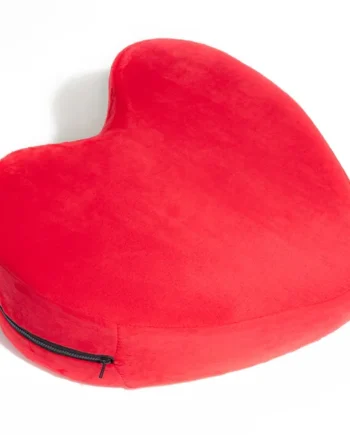 Plush Foam Sex Wedge Positioning Pillow - Heart