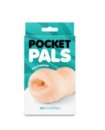 POCKET PALS MOUTH STROKER WHITE