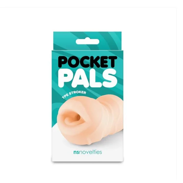 POCKET PALS MOUTH STROKER WHITE