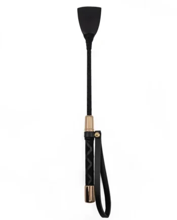 Poison Rose Gold Tipped Short Riding Crop