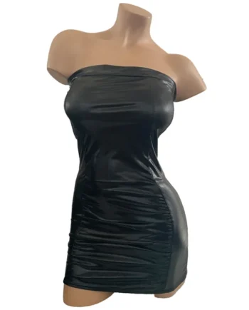 Poison Rose - Strapless Wetlook Dress