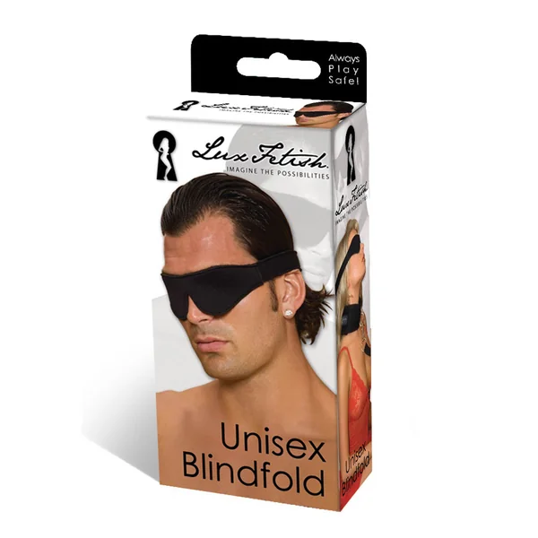 POLYESTER BLINDFOLD BLACK