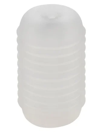 Pop Sock Ribbed - Clear